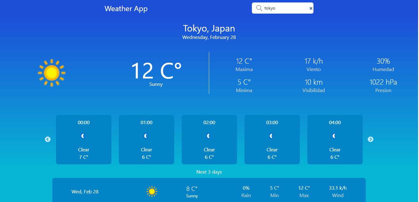 App clima